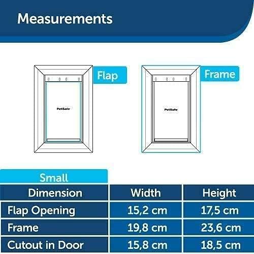 PetSafe Original 2 Way Small Pet Door - White